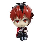 REOZIGN Fern, Stark, Frieren Figure, Chercher Assis Version Q Figurine 10 Cm / 4,3 Pouces en PVC Cosplay Artisanat Souvenirs pour Les Fans D'anime Cadeaux (b)