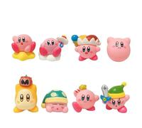 REOZIGN Figure Kirby, Version Q Cute Kirby Action Figures Fabrication À La Main PVC Modèle De Caractères D'anime Statue Collectible Craft Gift (A)