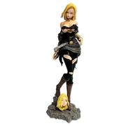 REOZIGN Figurine Android 18, Figurines Android 18 Lazuli Debout 29 Cm/11,4 Pouces, Figurine De Personnage en PVC, Stature De Jeu Manga, Figurines D'anime