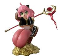 REOZIGN Figurine Anya, Coffre au trésor Assise, Figurine d'Anya Forger, 19 cm, Fait Main, Cosplay, Modèle en PVC, Souvenirs pour Les Fans d'Anime (a)