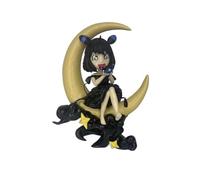 REOZIGN Figurine Anya Forger, Lune Brillante Assise Anya Forger 17cm / 6,7 Pouces Modèle De Jeu PVC D'anime Faite À La Main Modèle De Décoration Cadeaux