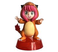REOZIGN Figurine Anya, Visage De Remplacement, Figurine Anya Forger, 14 Cm, Faite À La Main, en PVC, Modèle Statue De Collection, Cadeau Artisanal