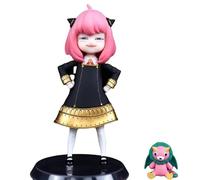 REOZIGN Figurine Anya, Visage De Remplacement Version Q, Figurines d'action Anya Forger, Personnages en PVC, Souvenirs pour Les Fans D'anime, Cadeaux (a)