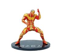 REOZIGN Figurine Armored Titan , Combattant Rouge Armored Titan d'action 17 Cm/6,7 Pouces De Statues en PVC Fait À La Main pour Les Fans D'anime, Cadeaux