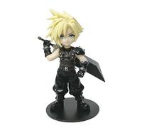 REOZIGN Figurine Cloud Strife, Aerith, Tifa Lockhart, Zack Fair De Combat Version Q, 12 cm, en PVC, Personnage De Dessin Animé, Décoration, Cadeau (c)