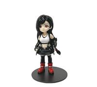 REOZIGN Figurine Cloud Strife, Aerith, Tifa Lockhart, Zack Fair De Combat Version Q, 12 cm, en PVC, Personnage De Dessin Animé, Décoration, Cadeau (d)