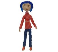 REOZIGN Figurine Coraline, Imperméable Fantôme Mère Coraline Jones Figurines D'anime 18 Cm/7,1 Pouces Statue De Personnage D'anime Cadeaux De Décoration (Red)