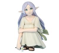 REOZIGN Figurine Frieren, Pyjama Accroupi, Oreilles D'elfe, Figurine D'anime Frieren, 11 Cm, Fait Main Modèle De Jeu, Statue, Collection, Cadeau Artisanal