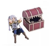 REOZIGN Figurine Frieren, Version Q, Coffre Au Trésor, Monstre D'anime Frieren, 10 Cm, Fait Main, en PVC, Modèle De Personnage, Statue, Décoration, Cadeaux
