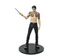 REOZIGN Figurine Goro Majima, Figurine Goro Majima Torse Nu, Tatouage, 17 cm, modèle Fait Main, Personnage de Jeu, décoration à Collectionner, Cadeau