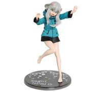 REOZIGN Figurine Izumi Sagiri, Capuche, Debout, Figurine Izumi Sagiri, 20 Cm, Faite À La Main, Cosplay, en PVC, Modèle À Collectionner, Souvenirs, Cadeaux (Blue)