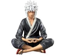 REOZIGN Figurine Jiraiya, Méditation Aux Cheveux Blancs Figurines d'action Jiraiya 15cm/5.9inch Modèle en PVC Main Statue À Collectionner Cadeau Artisanat