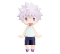 REOZIGN Figurine Killua Zoldyck, Gon Freecss, Version Q, Figurine D'anime Debout, 10 Cm, Fait Main, Décoration, Artisanat, Cadeau pour Les Fans D'anime (a)