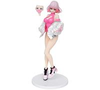 REOZIGN Figurine Luna, Masque De Remplacement pour Le Visage, D'anime Luna 23 cm/9,1 Pouces, en PVC, Artisanat, Souvenirs pour Les Fans D'anime, Cadeaux (Pink)
