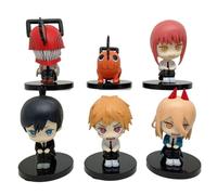 REOZIGN Figurine Power, Devilman Seven Deadly Sins, Figurine Pochita, Version Q, 6 Figurines Debout, 11 cm, PVC Fait Main, décoration, Cadeau (b)