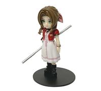 REOZIGN Figurine Tifa Lockhart, Zack, Cloud Strife, Aerith Gainsborough, Version Q Debout, D'anime, 11 Cm/4,3 Pouces, Modèle en PVC, Décoration, Cadeaux (c)