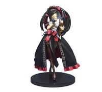REOZIGN Figurine Tokisaki, Tokisaki Kurumi Debout, Robe De Cauchemar, D'anime 25 cm, Personnages en PVC, De Cosplay, Cadeaux pour Les Fans D'anime