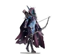 REOZIGN Figurine World of Warcraft Sylvanas Coursevent, Statue PVC de 15 cm en pose debout avec arc, figurines d'action animées de Sylvanas, jouet (base et boîte couleur)