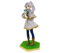 REOZIGN Frieren, fougère Figure, Fleur Debout fée Figures Anime 18cm/7.1inch Personnage Cosplay modèle Artisanat à Collectionner pour Les Fans d’Anime Cadeau (b)