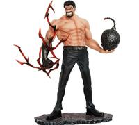 REOZIGN GARP Figure, Fighting Iron Fist Bomb Monkey D. GARP Anime Figures 35cm/13.8inch PVC Character Cosplay Model Collectible for Anime Fans Gift (Black)
