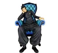 REOZIGN Geto Suguru, GojoSatoru Figure, Costume Lunettes De Soleil Canapé Assis D’Action 24cm/9.4inch Fait Main PVC Caractère Modèle Ornement Cadeaux (a)