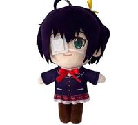 REOZIGN Peluche Takanashi Rikka, poupée Courte de 20 cm, Figurine Cosplay en PVC, Coton PP, Souvenir de Collection, Cadeau pour Les Fans d'anime