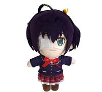 REOZIGN Peluche Takanashi Rikka, Version Q, 20 cm, en Coton PP, décorations, Objets de Collection, Artisanat, Souvenirs, Cadeaux pour Les Fans d'anime
