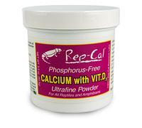 Rep-Cal SRP00200 Poudre de calcium ultrafine sans phosphore pour reptiles/amphibiens avec vitamine D3
