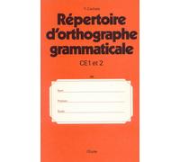 Rep.Orthographe Gramm.Ce1-2