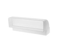 Repa Market 220 x 55 mm Coude de conduit rectangulaire pour raccord de tuyau - Angle : 90° - Système de ventilation, chauffage, refroidissement - Élément de ventilation pour un espace limité.
