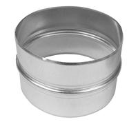 Repa Market Connecteur pour tuyau de ventilation 160 mm - Adaptateur en acier galvanisé rond pour tuyau d'aération, climatisation, tuyau d'évacuation - Raccord intérieur, extérieur, tuyau spiralé