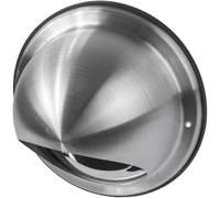 Repa Market Couvercle d'aération en acier inoxydable de 12,7 cm avec joint en caoutchouc - Bouchon d'admission/d'échappement rond pour CVC avec grille pour éviter le reflux d'air des rafales -