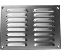 Repa Market Grille d'aération aluminium de 260 mm x 190 mm - Grilles d'air à retour en acier - pour plafond et paroi latérale - HVAC - avec écran de protection contre les insectes