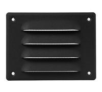 Repa Market Grille d'aération anthracite de 140 mm x 105 mm - Grilles de retour d'air de qualité - pour plafond et mur latéral - Système CVC - Avec écran de protection