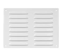 Repa Market Grille d'aération blanche de 260 mm x 190 mm - Grilles d'air à retour en acier - pour plafond et paroi latérale - HVAC - avec écran de protection contre les insectes (26 x 19 cm)