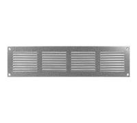 Repa Market Grille d'aération galvanisée de 400 mm x 100 mm - Grilles d'air de retour en acier de qualité - pour plafond et parois latérales - CVC - avec écran de protection contre les insectes