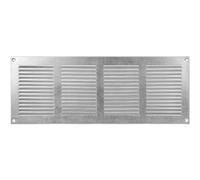 Repa Market Grille d'aération galvanisée de 400 mm x 150 mm - Grilles d'air de retour en acier de qualité - pour plafond et parois latérales - CVC - avec écran de protection contre les insectes