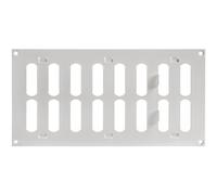 Repa Market Grille d'aération réglable blanche de 300 x 150 mm (dimensions extérieures) - Grille d'aération en acier galvanisé CVC - Couvercles d'aération pour mur, plafond, protection de bout