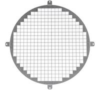 Repa Market Grille d'aération ronde en acier galvanisé de 25,4 cm - Grille d'aération - Grille de protection universelle en métal pour évacuation d'air - Grille de conduit durable