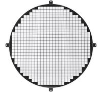 Repa Market Grille d'aération ronde en acier galvanisé noir de 30,5 cm - Grille d'aération - Grille de protection universelle en métal pour évacuation d'air - Grille de conduit durable