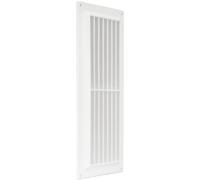Repa Market Housse de grille d'aération blanche de 130 mm x 300 mm avec écran de protection antiparasitaire intégré, couvercle de conduit d'aération CVC en plastique