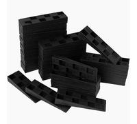Repa Market Keile - Lot de 40 entretoises en plastique - 90 x 30 mm - Cales de montage - Entretoises stratifiées - Entretoises pour lames de terrasse - Entretoises murales