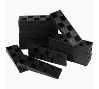 Repa Market Lot de 20 cales en plastique - 90 x 30 mm - Cales de montage - Entretoises stratifiées - Entretoises pour lames de terrasse - Entretoises murales