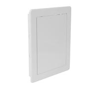 Repa Market Panneau d'accès 15,2 x 20,4 cm pour cloison sèche et plafond - Panneau de porte en plastique ABS blanc, plaque de protection pour trou mural - Antirouille, accès et installation faciles
