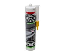Soudal Enduit acrylique Repair Express - Anti-fuites - Cartouche 290 ml Transparent