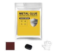 Repair Mud Iron Glue, Mud Iron Glue Putty, Metal Repair Adhesive for Welding, High Temperature Resistant Epoxy Putty for Steel, Aluminum, Pipe, Tank, Automotive and Household Fixes (1Pcs)