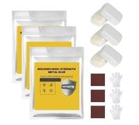 Repair Mud Iron Glue, Waterproof Heat Resistant Powerful Leak Repair Sealant, Welding High-Strength Metal Repair Adhesive (3pcs)