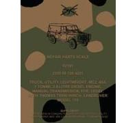 Repair Parts Scale, Truck, Utility, Lightweight, Mc2, 4x4, 1 Tonne, 3.9 Litre Diesel Engine, Manual Transmission, Ffr, 12/24v, With Thomas T8000 Winch, Land Rover Model 110