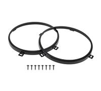 REPAIROCK 1 Paire D'Anneaux Métalliques Pour Phares Pour Jeep Wrangler Jk 2007-2017, Lunette De Phare Gauche Et Droite, Lunette De Phare Ronde De 7 Pouces