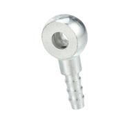 REPAIROCK Boulon de tuyau banjo universel 8 mm ID 8 mm OD raccord banjo raccord connecteur adaptateur de conduite de carburant pour moto voiture ton argent - Lot de 1 pièce de rechange automobile